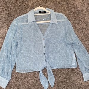 Bershka dotted blouse